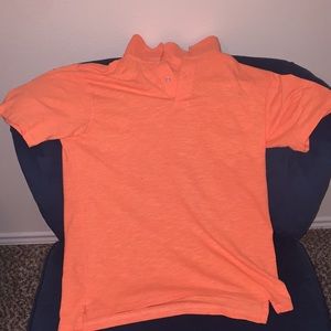 Orange button up dress shirt, worn twice